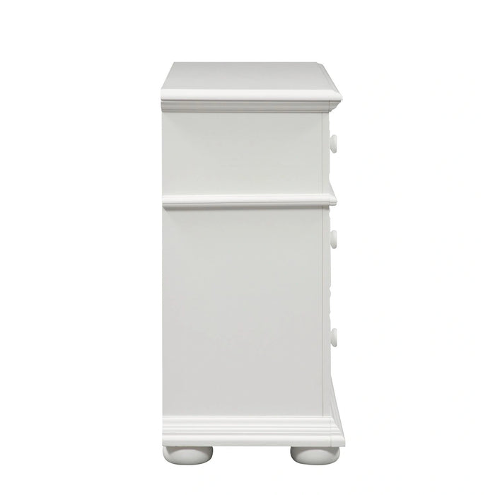 Summer House Media Chest in Oyster White image