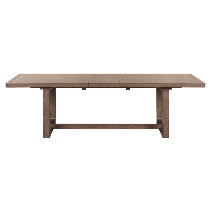 Harmony Trestle Table Set - Discount Furniture World (Burlington,NC)
