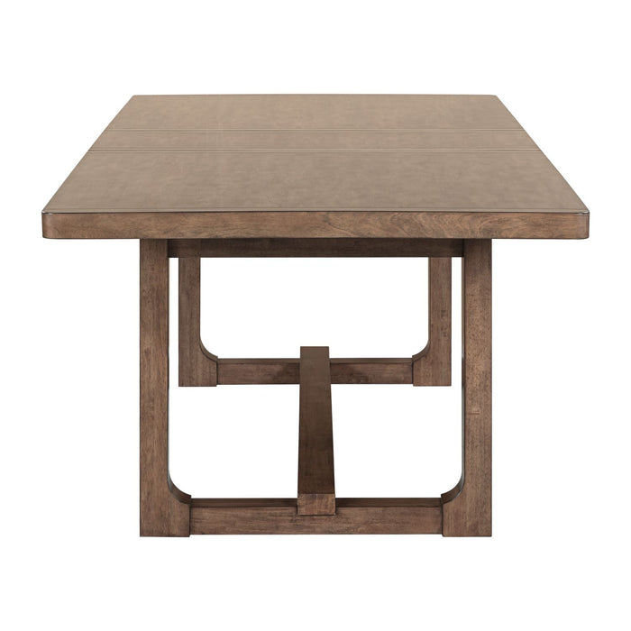 Harmony Trestle Table Set - Discount Furniture World (Burlington,NC)