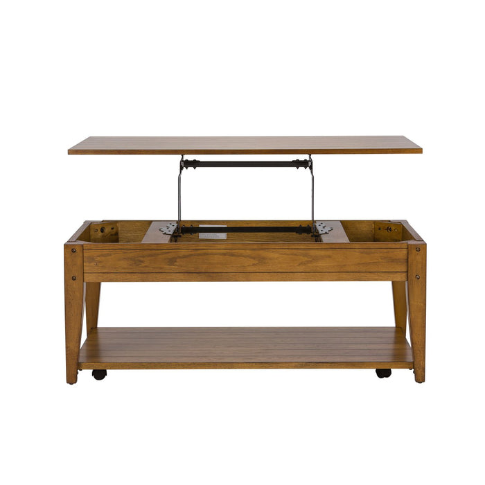 Lake House Lift Top Cocktail Table - Discount Furniture World (Burlington,NC)