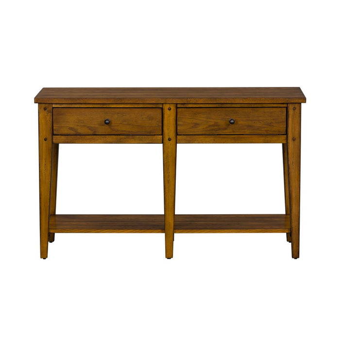 Liberty Furniture Lake House Sofa Table in Oak image