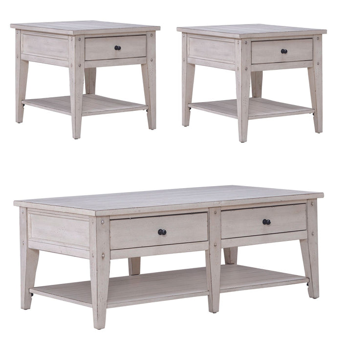 Lake House 3 Piece Set (1-Cocktail 2-End Tables) image