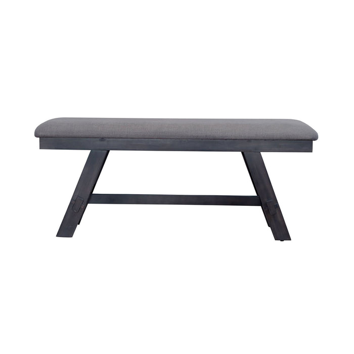 Lawson Bench in Weathered Gray - Discount Furniture World (Burlington,NC)