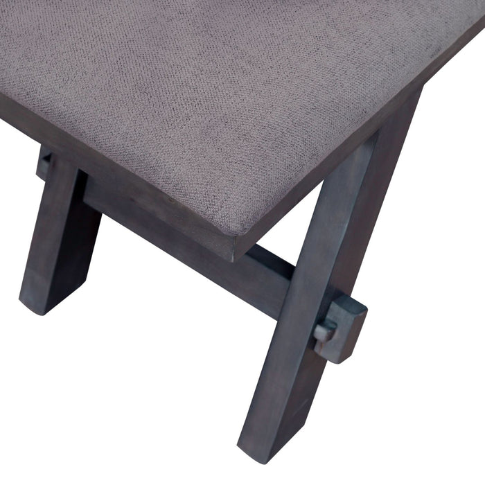 Lawson Bench in Weathered Gray - Discount Furniture World (Burlington,NC)