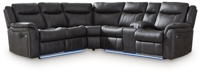 Sultan Meadow Reclining Sectional - Discount Furniture World (Burlington,NC)