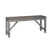 Newport Counter Height Dining Bench in Smokey Grey - Discount Furniture World (Burlington,NC)