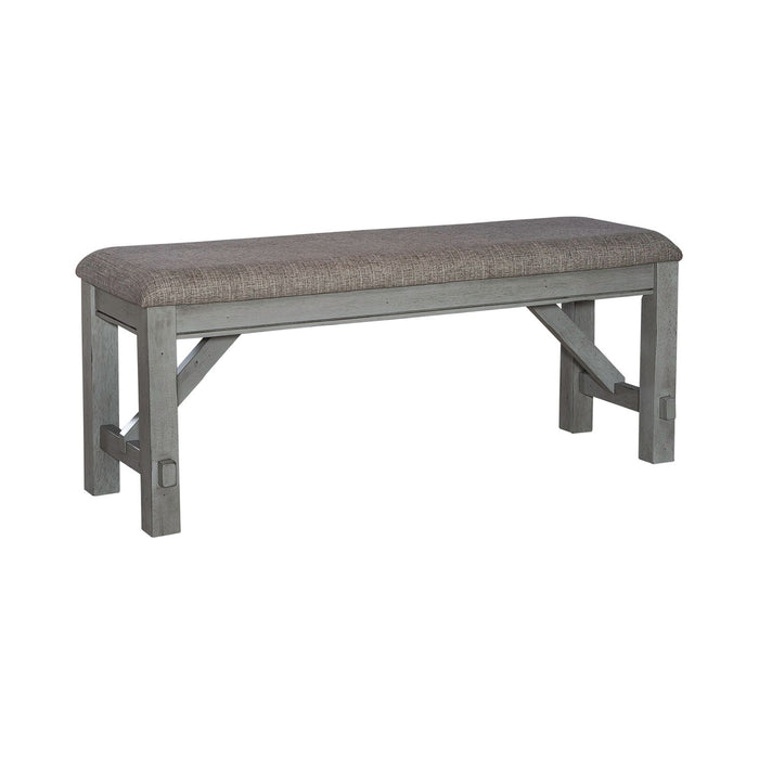 Newport Dining Bench in Smokey Grey - Discount Furniture World (Burlington,NC)