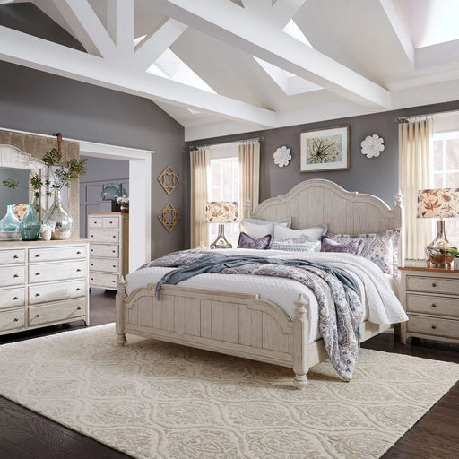 Farmhouse Reimagined King Poster Bed, Dresser & Mirror, Chest, Night Stand image