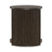 City View Round End Table in Coffee Bean image