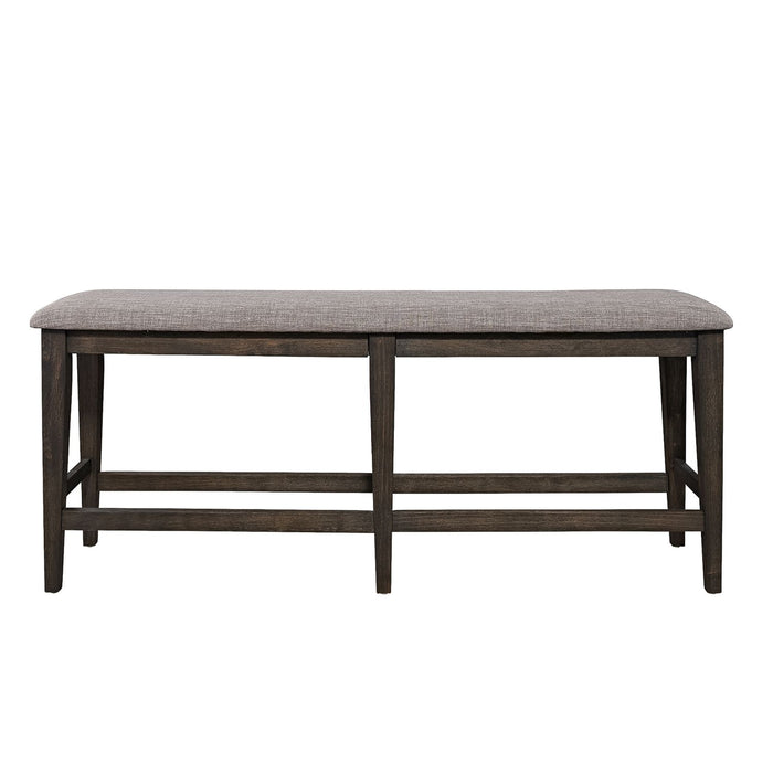 Double Bridge Counter Bench (RTA) in Dark Chestnut