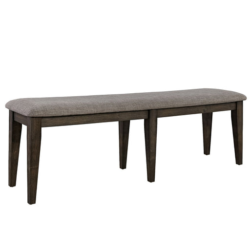 Double Bridge Bench (RTA) in Dark Chestnut - Discount Furniture World (Burlington,NC)