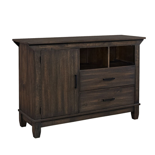 Double Bridge Sideboard in Dark Chestnut - Discount Furniture World (Burlington,NC)