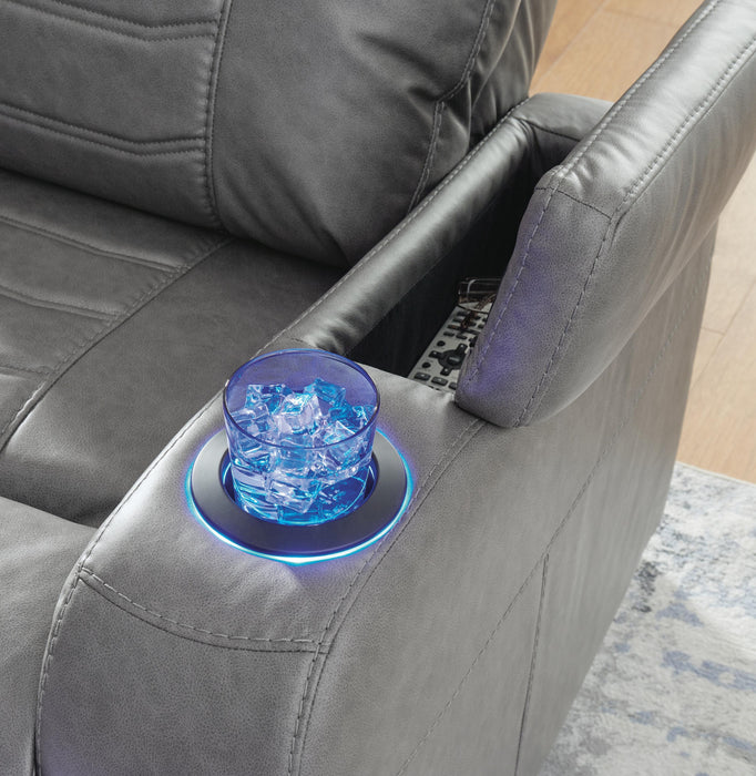 Schooner Rocks Power Recliner - Discount Furniture World (Burlington,NC)