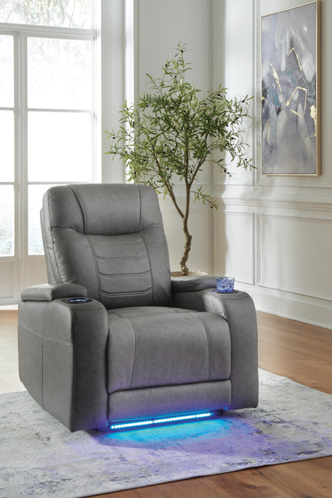 Schooner Rocks Power Recliner - Discount Furniture World (Burlington,NC)