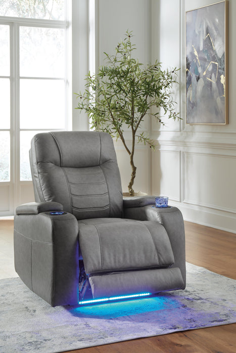 Schooner Rocks Power Recliner - Discount Furniture World (Burlington,NC)