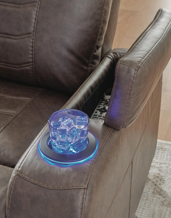 Schooner Rocks Power Recliner - Discount Furniture World (Burlington,NC)