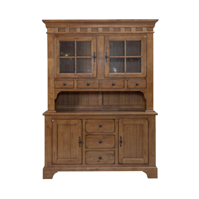 Treasures Hutch & Buffet Set - Discount Furniture World (Burlington,NC)