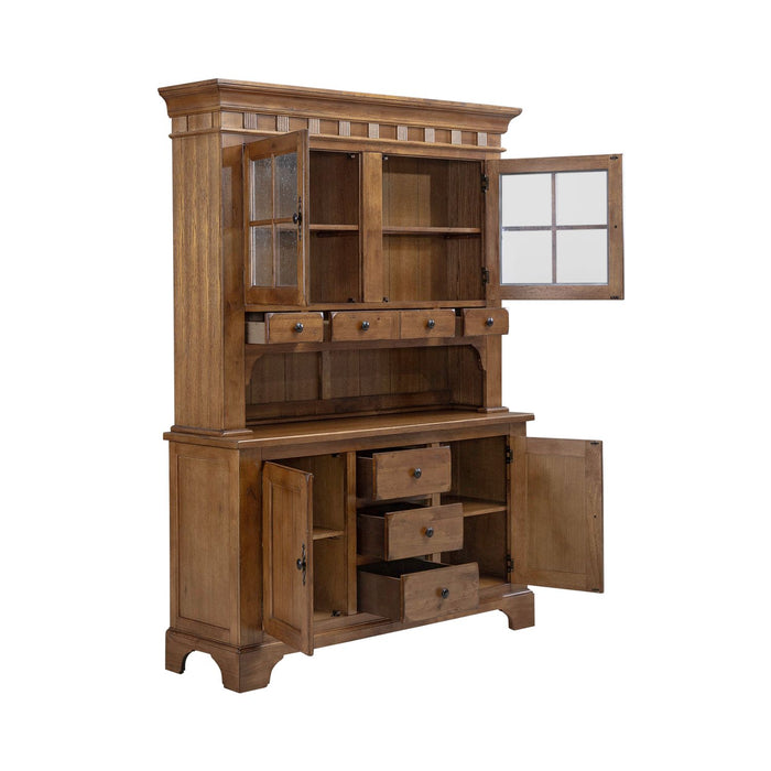 Treasures Hutch & Buffet Set - Discount Furniture World (Burlington,NC)