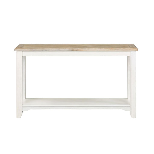 Liberty Furniture Summerville Sofa Table in Soft White Wash image
