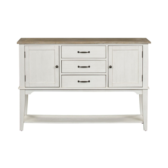 Summerville Server in White - Discount Furniture World (Burlington,NC)