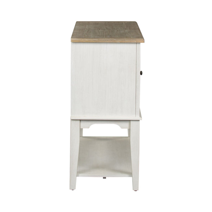 Summerville Server in White - Discount Furniture World (Burlington,NC)