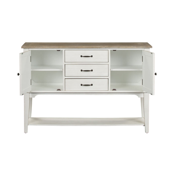 Summerville Server in White - Discount Furniture World (Burlington,NC)