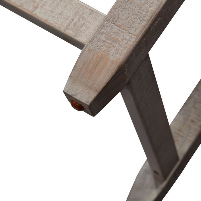 Parkland Falls Console Bar Table in Weathered Taupe