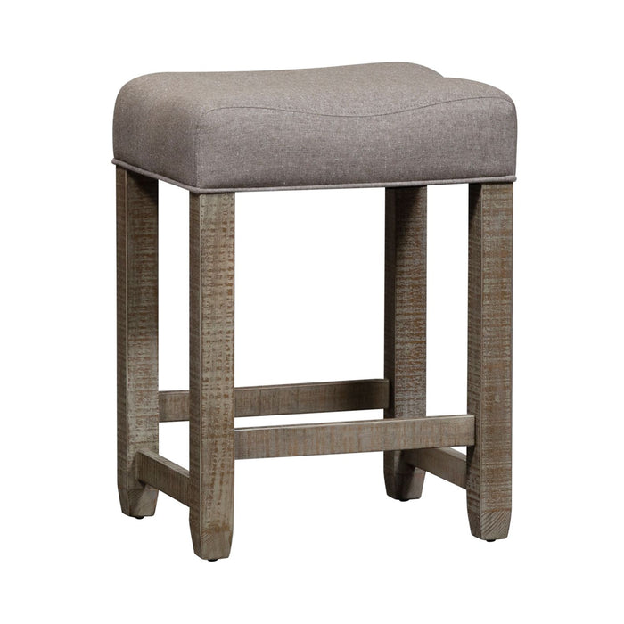 Parkland Falls Console Stool in Weathered Taupe - Discount Furniture World (Burlington,NC)
