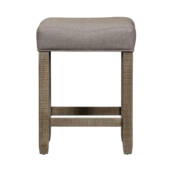 Parkland Falls Console Stool in Weathered Taupe - Discount Furniture World (Burlington,NC)
