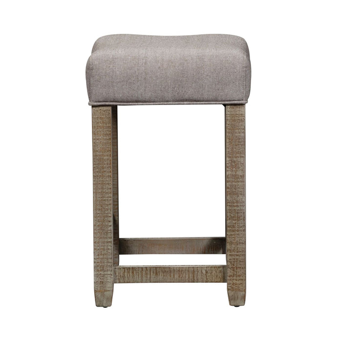 Parkland Falls Console Stool in Weathered Taupe - Discount Furniture World (Burlington,NC)