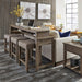 Parkland Falls Console Stool in Weathered Taupe - Discount Furniture World (Burlington,NC)
