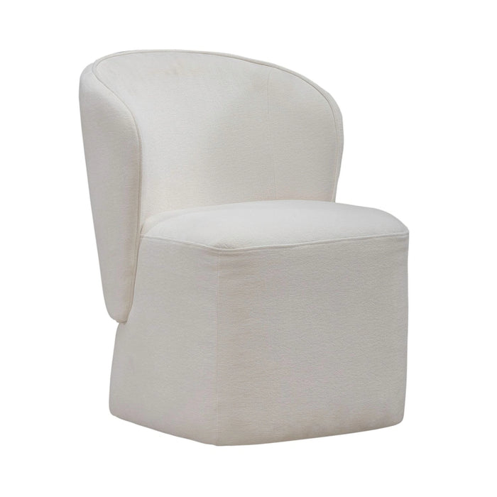 Accent Dining Accent Dining Chair w/ Casters - Ivory image