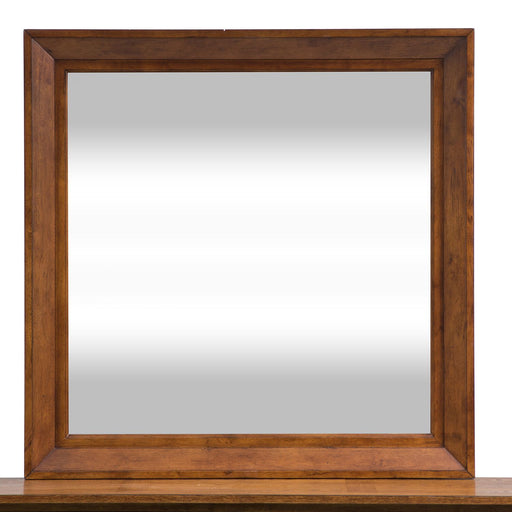Grandpa's Cabin Mirror in Age Oak - Discount Furniture World (Burlington,NC)