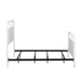 Vintage Series Twin Metal Bed in Antique White - Discount Furniture World (Burlington,NC)