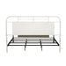 Vintage Series Queen Metal Bed in Antique White - Discount Furniture World (Burlington,NC)