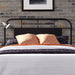 Vintage Series Queen Metal Bed in Black - Discount Furniture World (Burlington,NC)