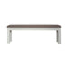 Brook Bay Uph Dining Bench in Textured White image
