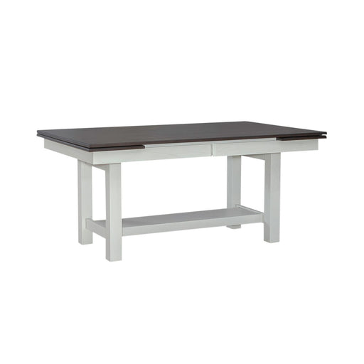Brook Bay Optional 5 Piece Trestle Table Set - Discount Furniture World (Burlington,NC)