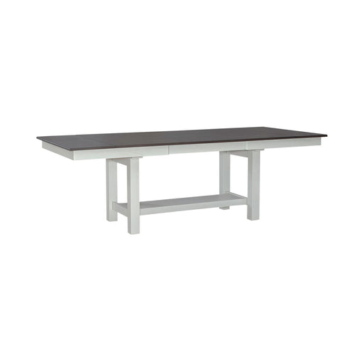 Brook Bay Optional 7 Piece Trestle Table Set - Discount Furniture World (Burlington,NC)