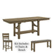 Brook Bay Opt 6 Piece Gathering Table Set image