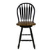 Carolina Crossing Windsor Swivel Counter Chair - Black image