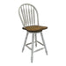 Carolina Crossing Windsor Swivel Counter Chair - White - Discount Furniture World (Burlington,NC)