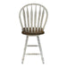 Carolina Crossing Windsor Swivel Counter Chair - White - Discount Furniture World (Burlington,NC)