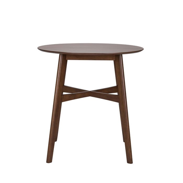 Space Saver Gather Table in Satin Walnut - Discount Furniture World (Burlington,NC)