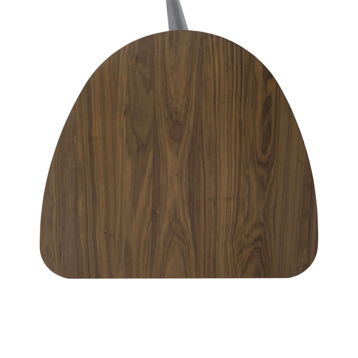 Space Saver Triangle Table in Satin Walnut - Discount Furniture World (Burlington,NC)
