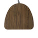 Space Saver Triangle Table in Satin Walnut - Discount Furniture World (Burlington,NC)
