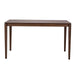 Space Saver Rectangular Leg Table in Satin Walnut - Discount Furniture World (Burlington,NC)
