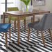 Space Saver Rectangular Leg Table in Satin Walnut image
