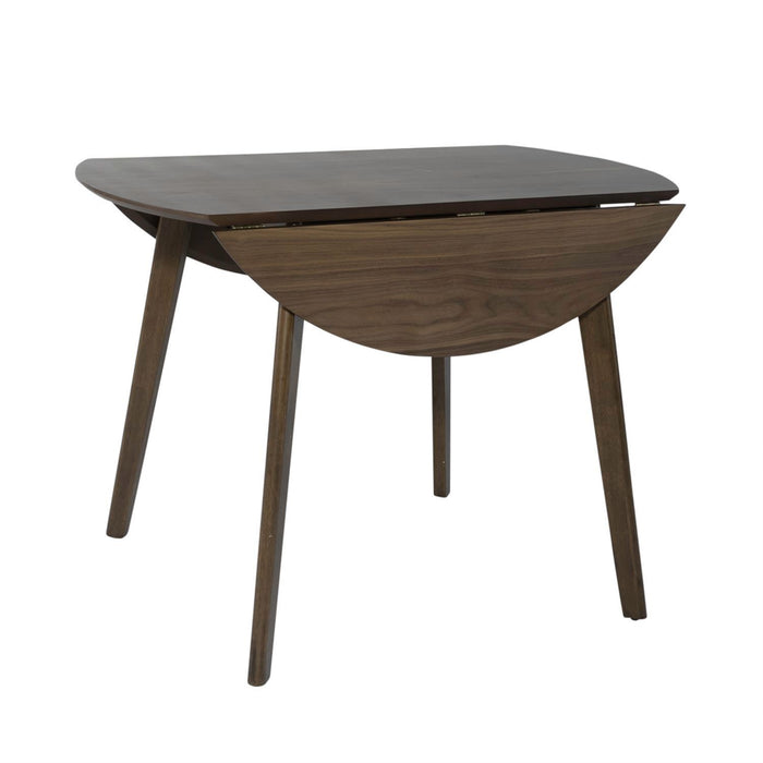 Space Saver Drop Leaf Table in Satin Walnut - Discount Furniture World (Burlington,NC)