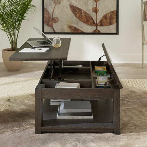 Lennox Hill Lift Top Cocktail Table - Discount Furniture World (Burlington,NC)